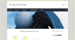 Desktop Screenshot of oliver-pust.de